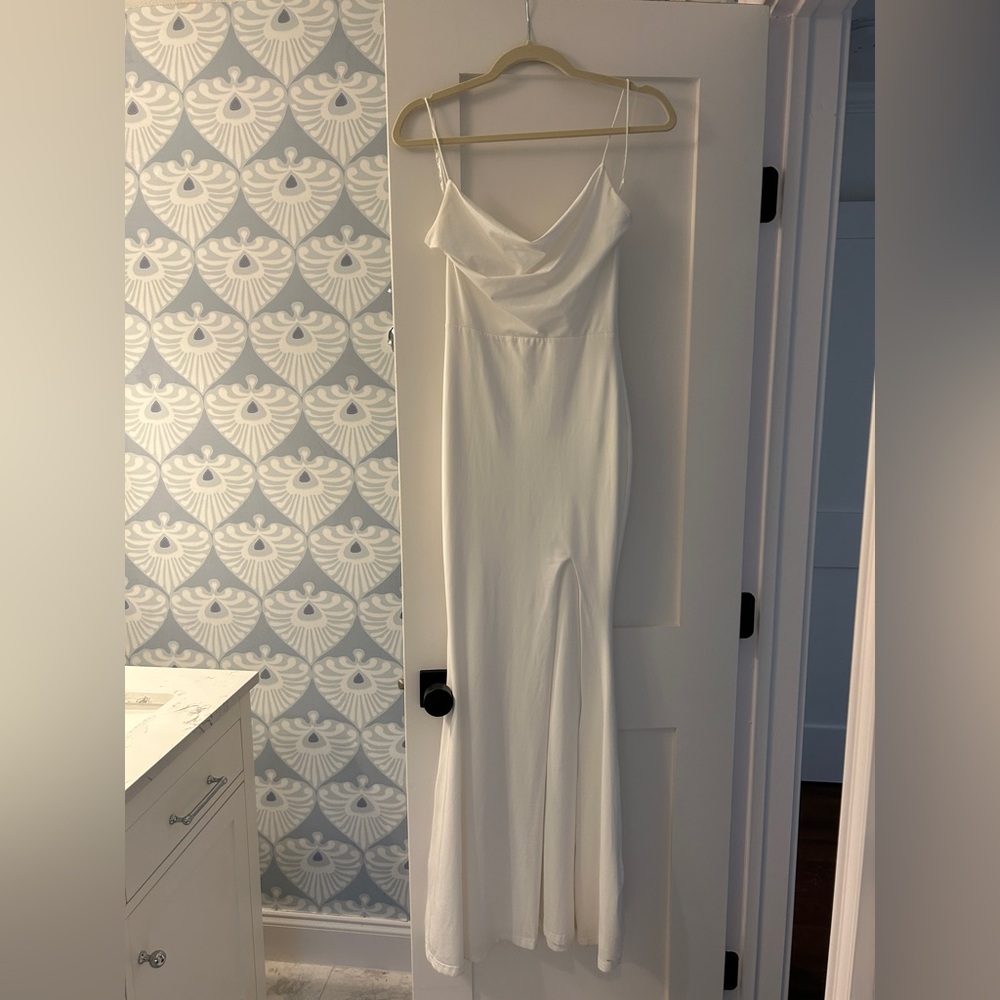 White bridesmaid dress or bridal dress